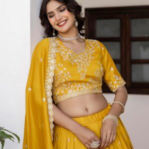 Women's Designer Art Silk Lehenga Choli Set