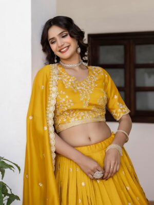 Women's Designer Art Silk Lehenga Choli Set